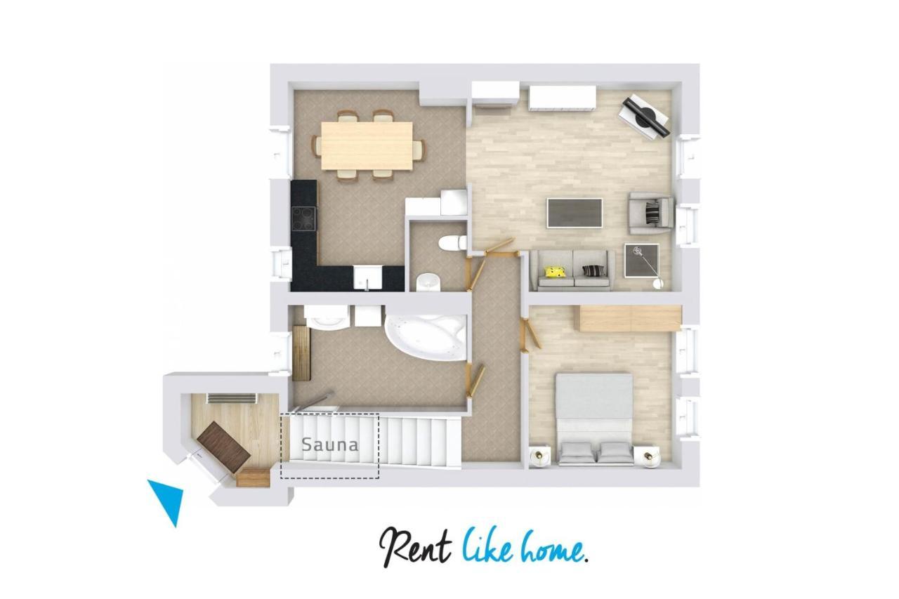 Miedzyzdroje Stylowy Apartament Z Sauna By Noclegi Renters Esterno foto